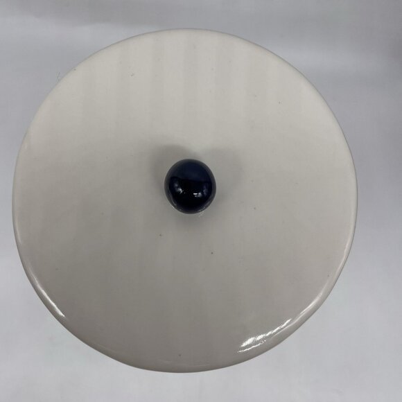 HTF Rae Dunn Magenta French Sketchbook Spoons Ceramic Canister Lid EUC Rare - Picture 3 of 7